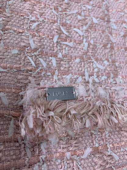 フォクシーブティック JACKET FIORE 43285 ノーカラージャケット 40 ピンク ツイード ITQVYN6OSQ4M