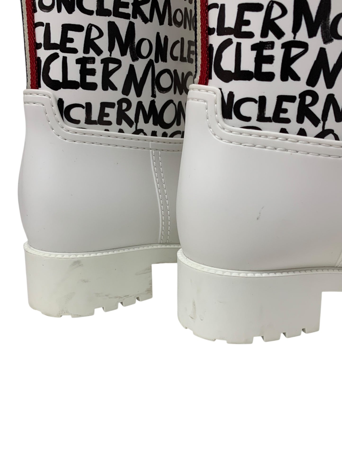モンクレール レインブーツ 37 ホワイト ショート ITGS11XKNPH0