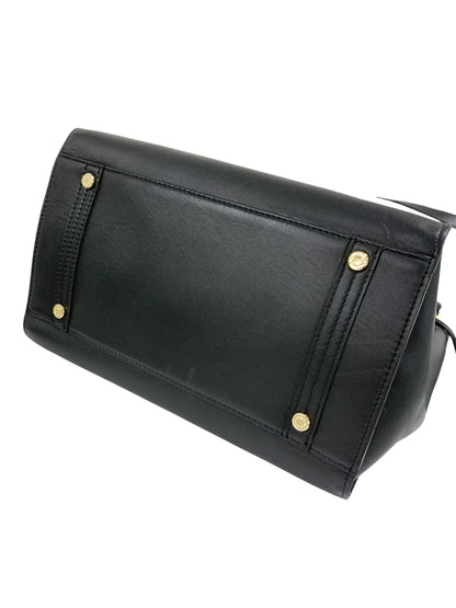 エーディーエムジェイ トートバッグ ブラック フラップ ショルダー 2way レザー ITINNADZE519