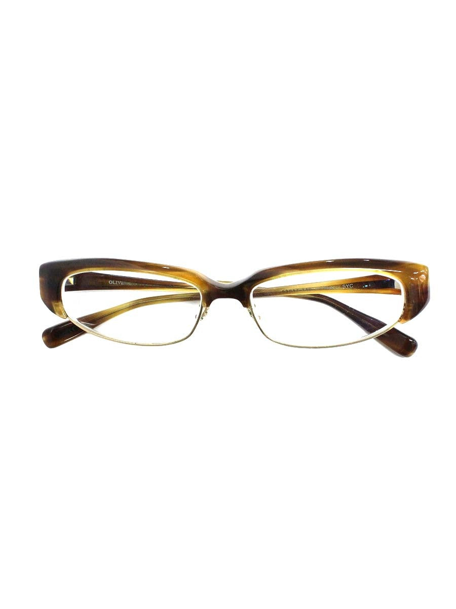 オリバーピープルズ Flux メガネ ブラウン コンビフレーム フルリム ブロウ IT8M8GL8THVL 【SALE】