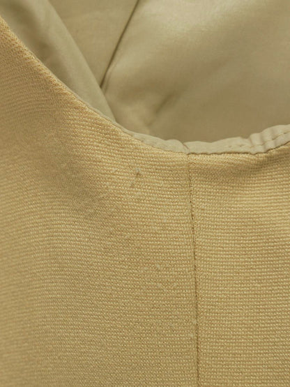 エムプルミエブラック C923-003 ワンピース 36 ベージュ カットワーク バックジップ フラワー ITCZZ4CLJIAY 【SALE】