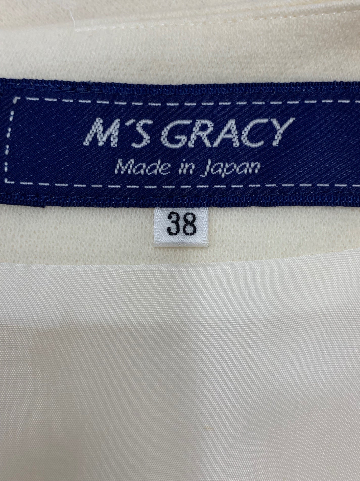エムズグレイシー Milk White Dress 911563 ワンピース 38 ホワイト IT9122X68YF0