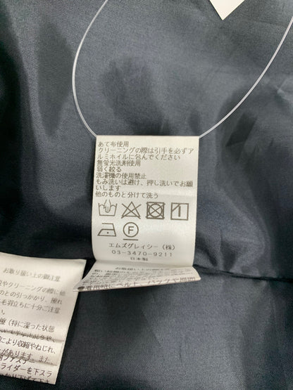 エムズグレイシー 311509 ワンピース 38 ブラック ダンボールニット ジップアップ ITR97YETHUQK 【SALE】