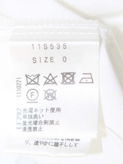 チェスティ 11S535 ワンピース 0 ホワイト バックジップ IT7CDC920QKQ