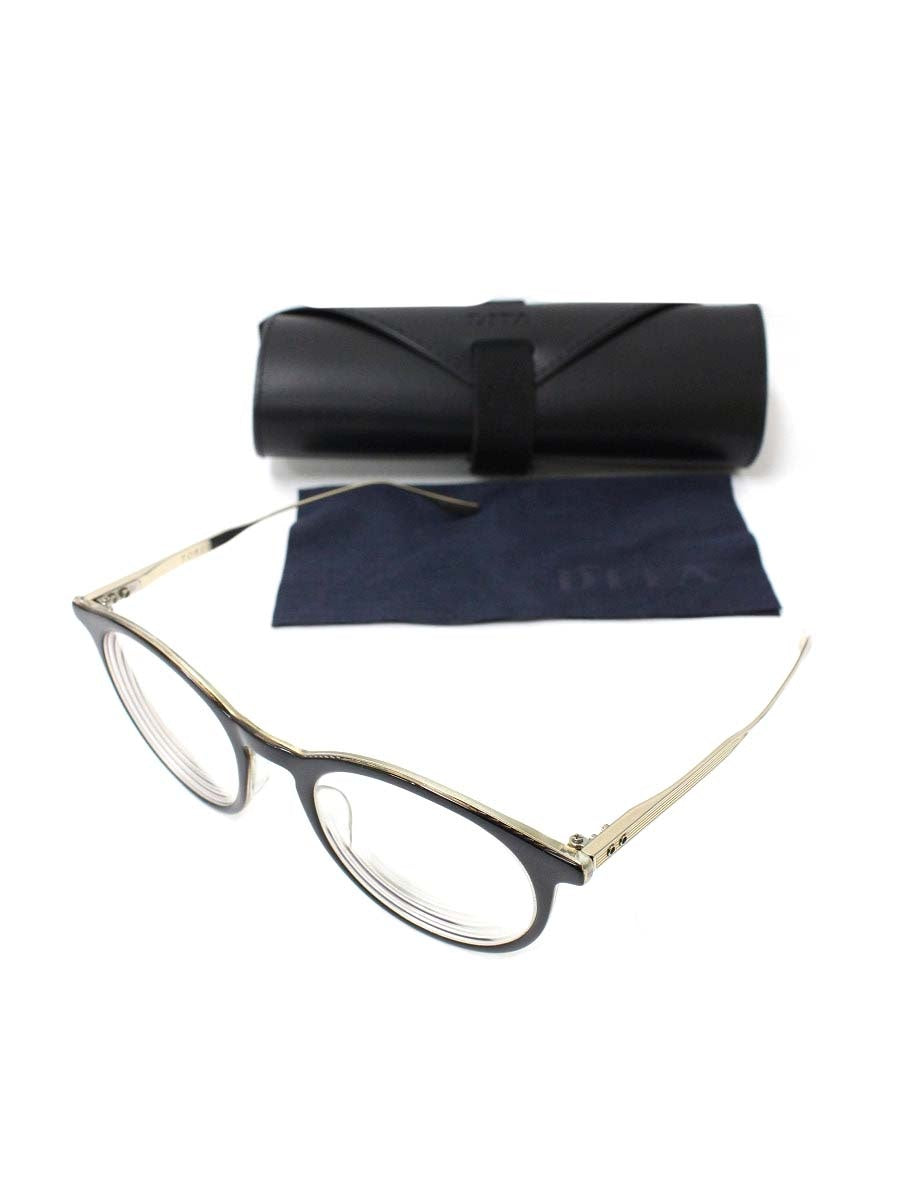 ディータ TORUS DTX110-50-01AF メガネ 眼鏡 ブラック/ゴールド トーラス コンビフレーム フルリム ウェリントン IT34LI5H155P 【SALE】