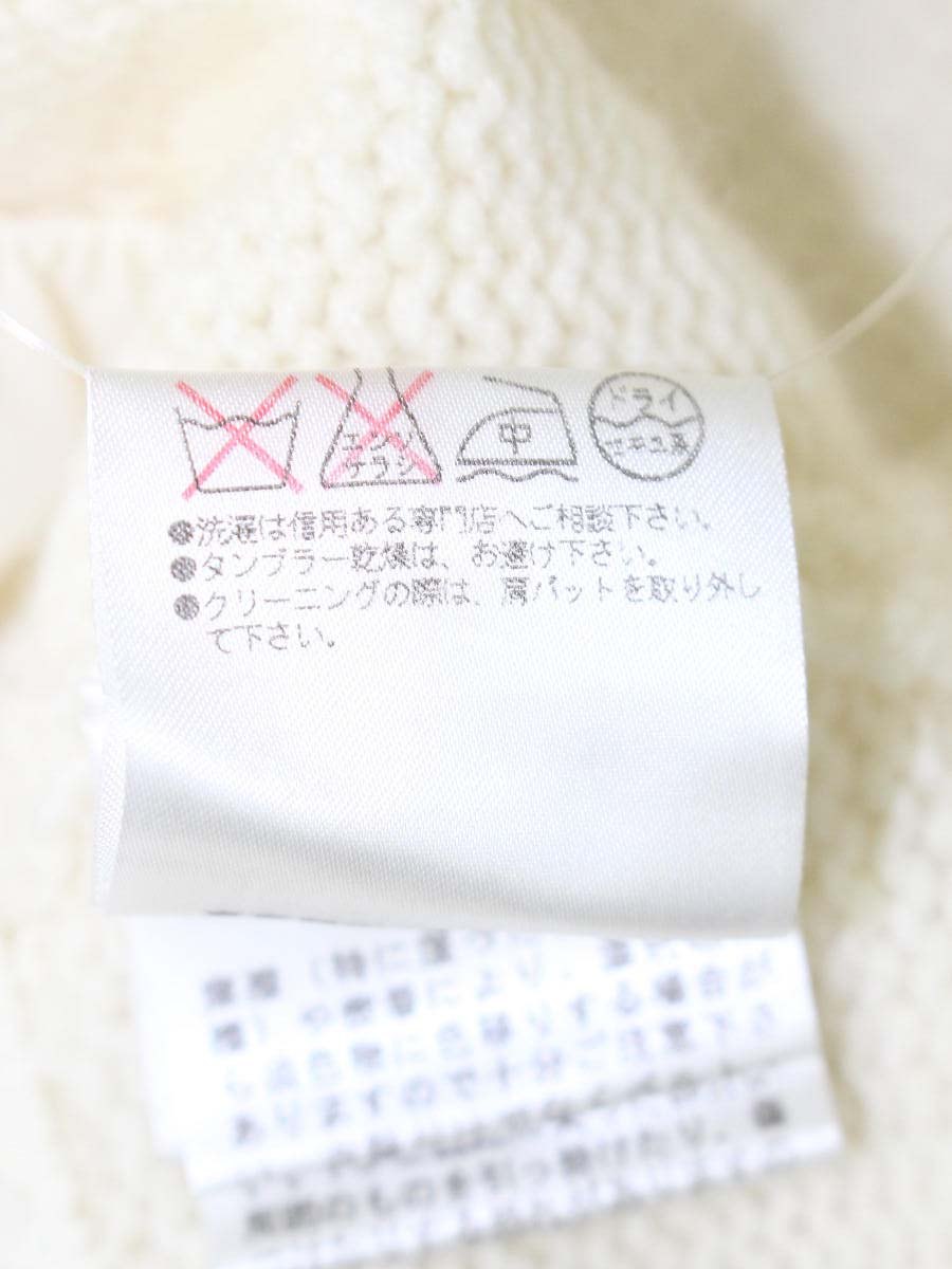 フォクシーブティック リッツジャケット 28078 40 アイボリー カシミヤ ITRVTNQJN3U0