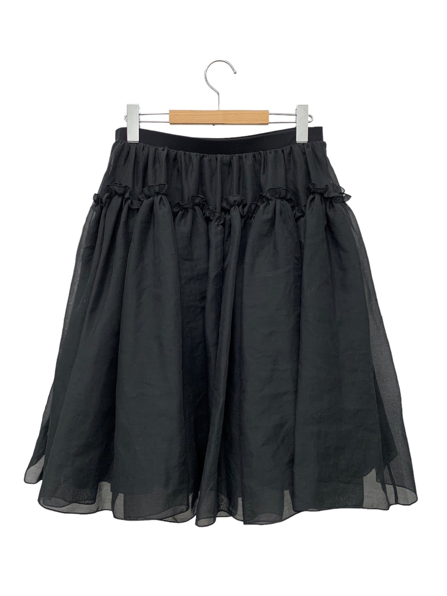 デイジーリン スカート Parfait Skirt 06825 40 ブラック ギャザー ITTGDC20VZ6Y