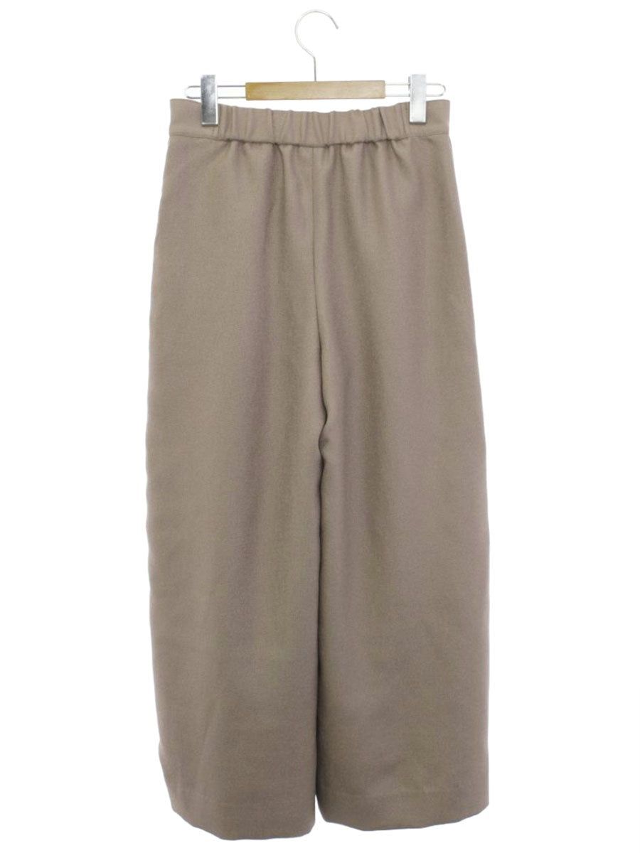 トゥービーシック W5R09-162-78 パンツ 38 ベージュ ワイド サイドボタン ウエストギャザー IT0Q5X8BMGJA 【SALE】