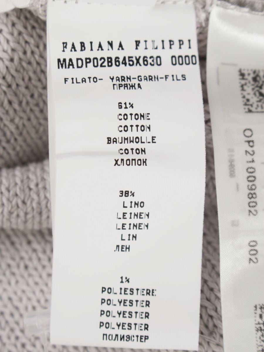 ファビアナフィリッピ MADP02B645X ニット 40 グレー ラメ ITU9J7JRYCRA