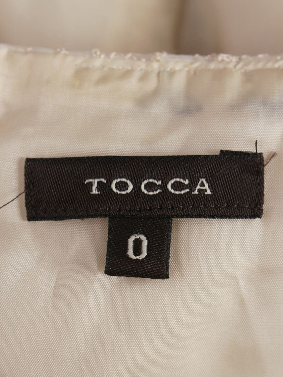 トッカ OPTOGS0050 ワンピース 0 アイボリー フラワー刺繍 | 中古