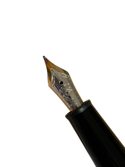 モンブラン 万年筆 マイスターシュテュック クラッシック145 ブラック F 14K IT78OENV5EGK