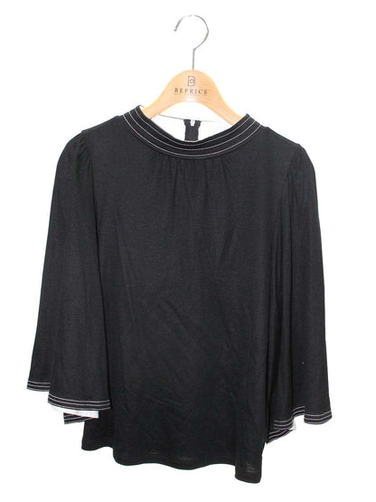 エムズグレイシー Bell Sleeve Cut sew 915115 Tシャツ カットソー 38 ブラック ITJXYN49SQJG 【SALE】