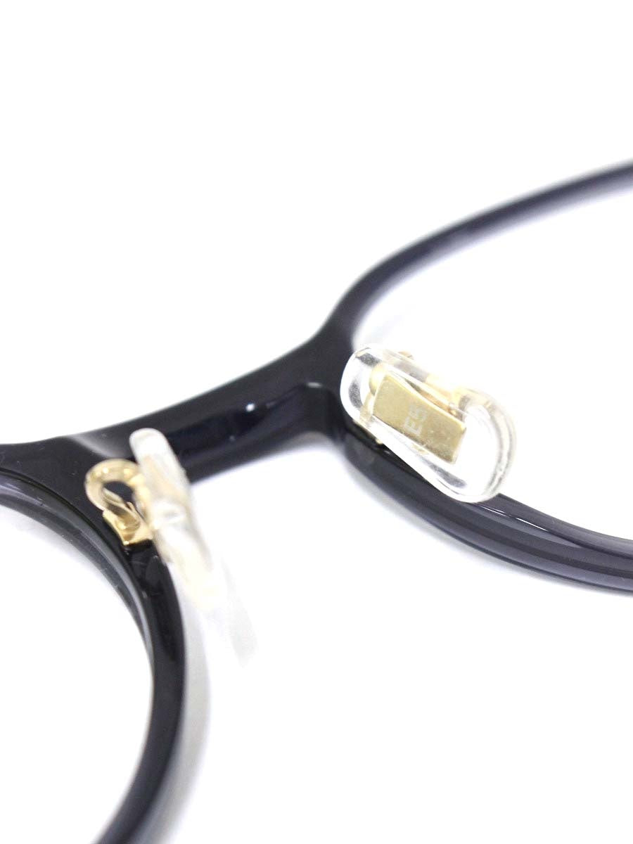 イーファイブアイヴァン P4 メガネ ブルー/ホワイトゴールド コンビフレーム フルリム ボストン IT2BKRGPOG8Y