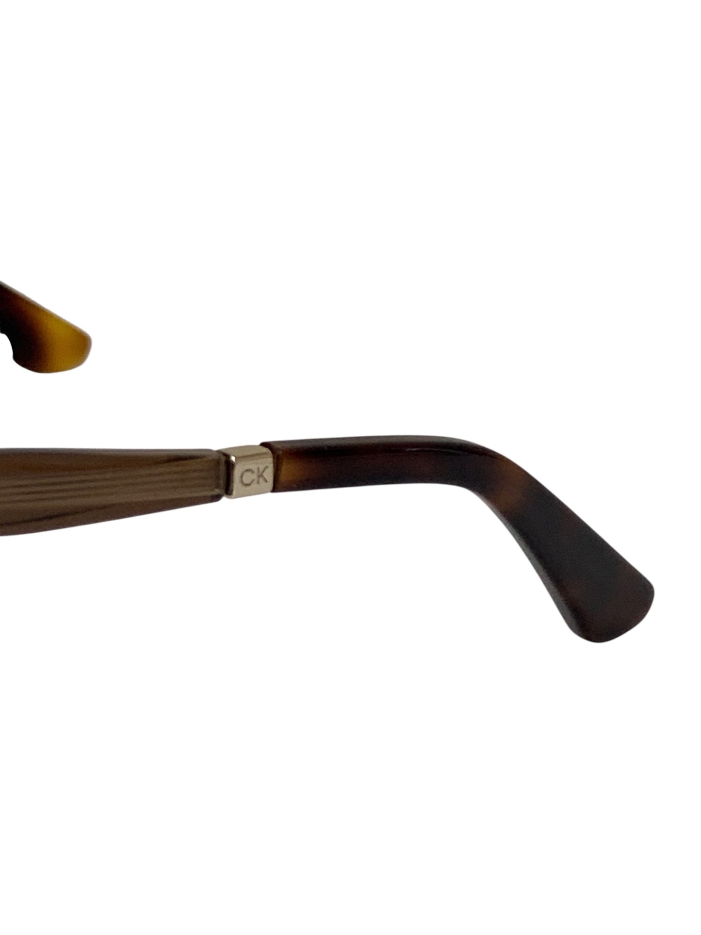 カルバンクライン CK23552SLB スケルトンブラウン セル　鼻パットつき　ユニセックス　UVカット　ケース付 ITTPLWARYN58 【SALE】