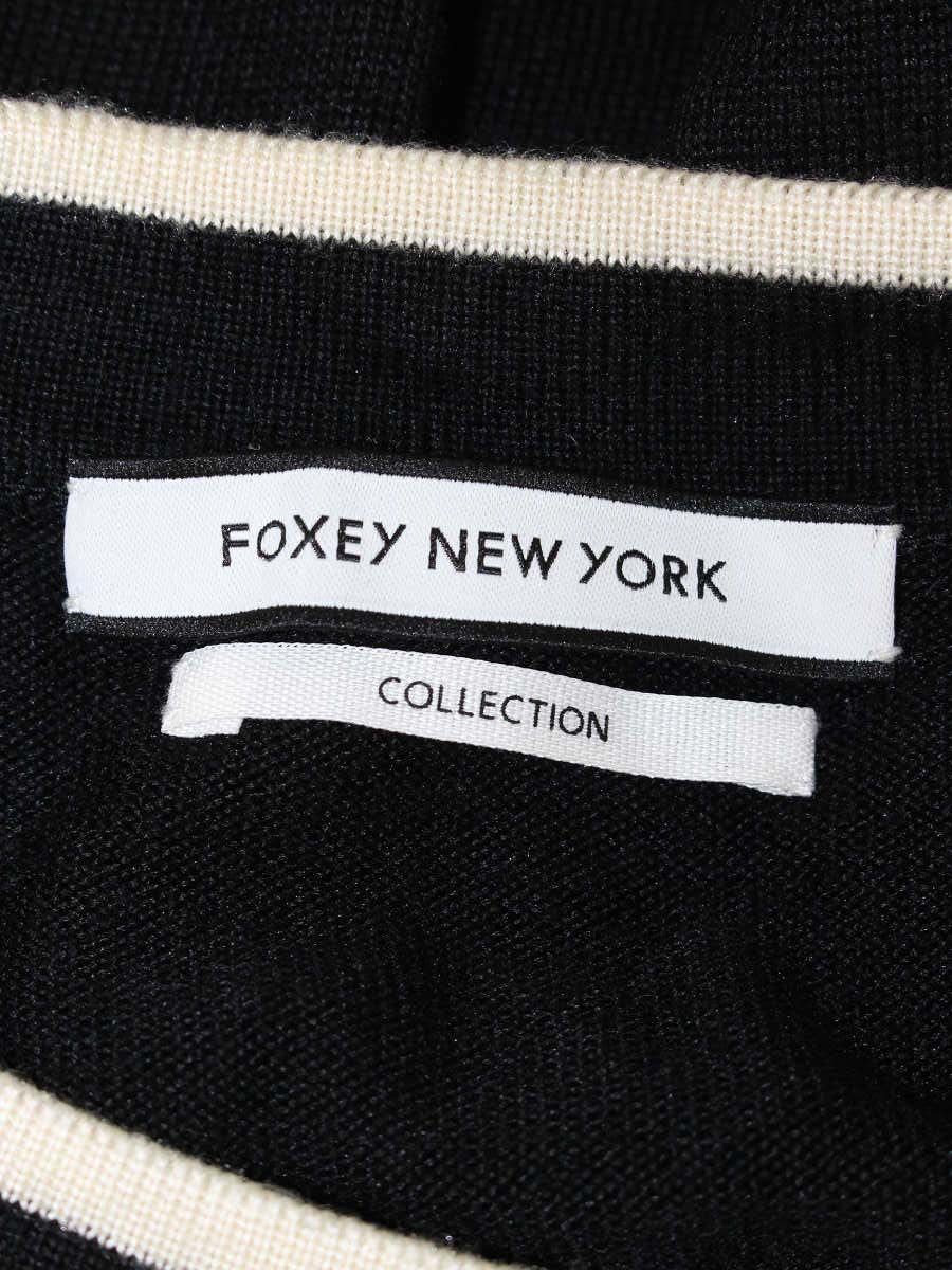 フォクシーニューヨーク collection 41256 カーディガン 40 ブラック