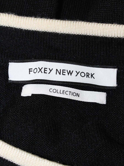 フォクシーニューヨーク collection 41256 カーディガン 40 ブラック ニット ITMWGK90CBVF