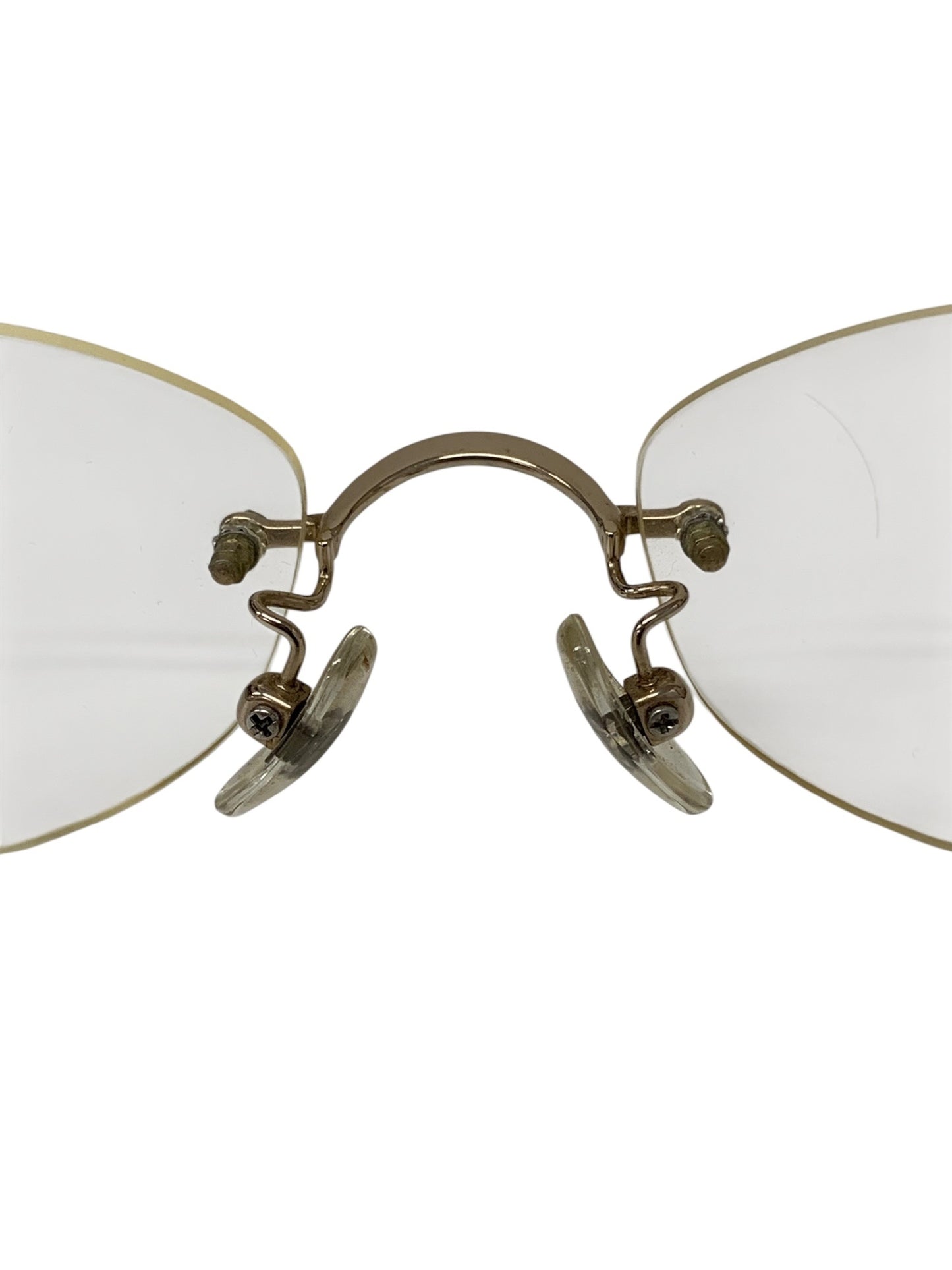 フォーナインズ TW-04D1 メガネ ゴールド リムレス IT0DPOY3UL3A