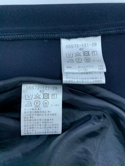 ブルーレーベルクレストブリッジ 55S72-121-29 スカート 40 ネイビー チェック柄 ITRVDWCN2EOO