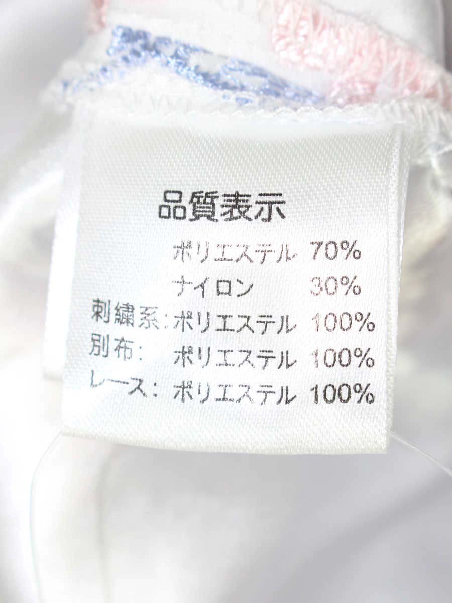 スーパービューティー ワンピース 42 ブルー フラワーモチーフ レース ITRVKWUIWRSN