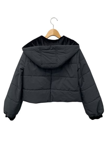 ルネ Short Coat 5448010 36 ブラック ベロア切替 24AW ITV6DMNNR4S0