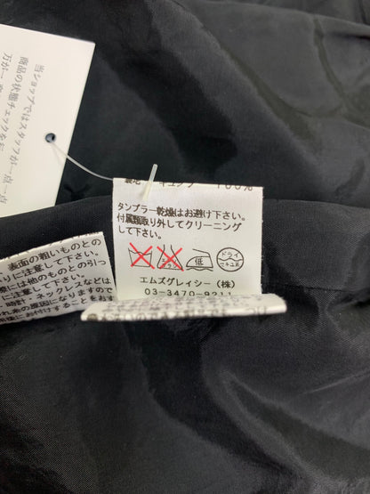 エムズグレイシー 621588 ワンピース 36 ブラック フラワーモチーフ チェック柄 IT21XWGO690W
