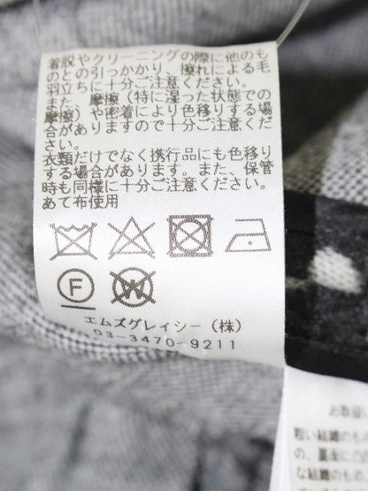 エムズグレイシー 915522 トップス 40 グレー リボン ウール IT3BV3ADNKWU