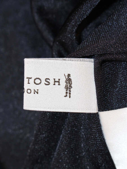 マッキントッシュロンドン G5J87-454-28 ワンピース 38 ネイビー ウール混 ITCHG0F1ESA0