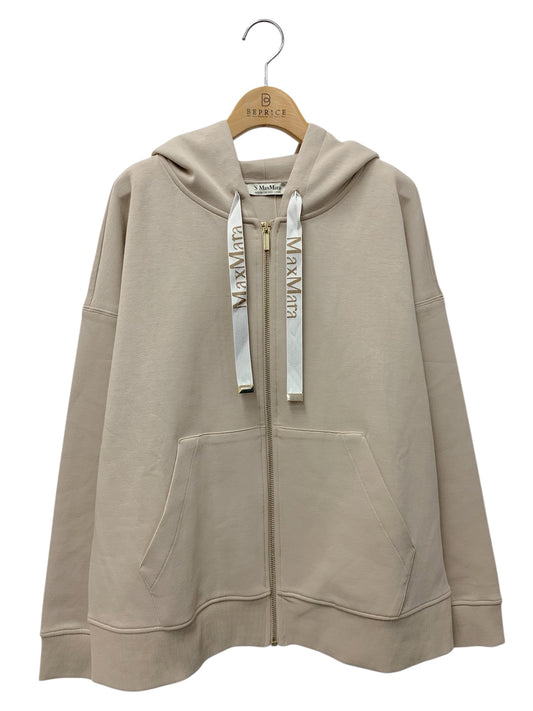 エスマックスマーラ 2519911011 パーカー M ベージュ ロゴ入り リボン ITL9UZZ2KCI8