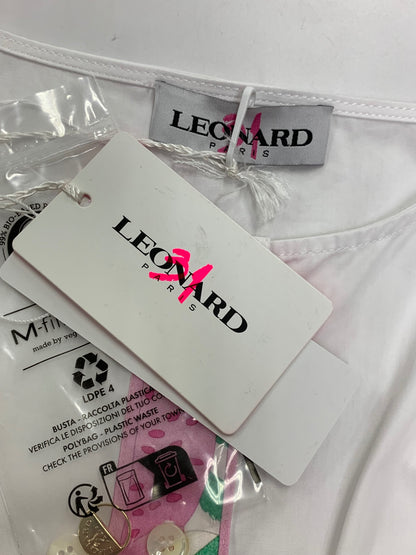 レオナールパリ LEONARD 31 ワンピース P62F302175 38 ホワイト ITR853YLLFI0