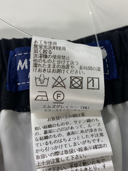 エムズグレイシー 416316 パンツ 38 ブラック フラワーモチーフ ドット柄 ITZ4U1XY0J18