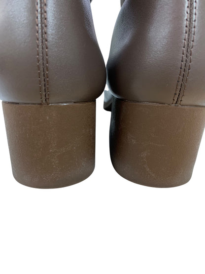 イッセイミヤケ ブーツ 37 ブラウン スクエアトゥ ユナイテッドヌードコラボ ITDK6ZD95Q42 【SALE】