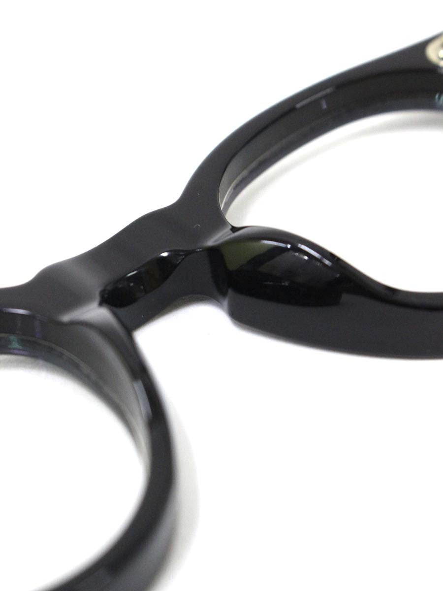 レスカルネティエ URBI メガネ ブラック 60周年記念特別モデル 限定100本 セルフレーム フルリム ボストン ITWYZTBM0KS6 【SALE】
