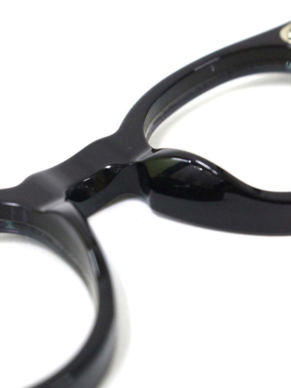 レスカルネティエ URBI メガネ ブラック 60周年記念特別モデル 限定100本 セルフレーム フルリム ボストン ITWYZTBM0KS6 【SALE】