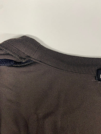 フォクシーニューヨーク ストレッチリブ 23397 カーディガン 40 チャコール ITN96KEQ3YNE