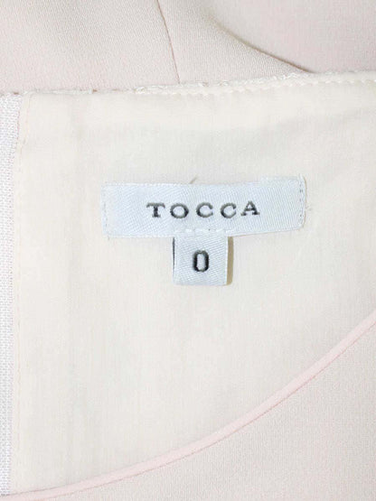 トッカ OPTOHS0001 ワンピース 0 ピンク 袖シアー レース ITBOG690DQFZ