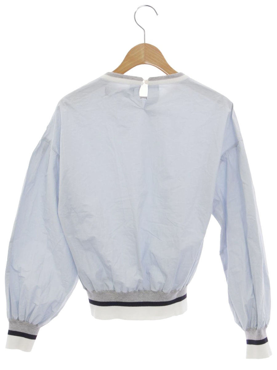 エムズグレイシー Athlesure Blouse 910111 シャツ ブラウス 40 ライトブルー IT4K9HRVZLIK