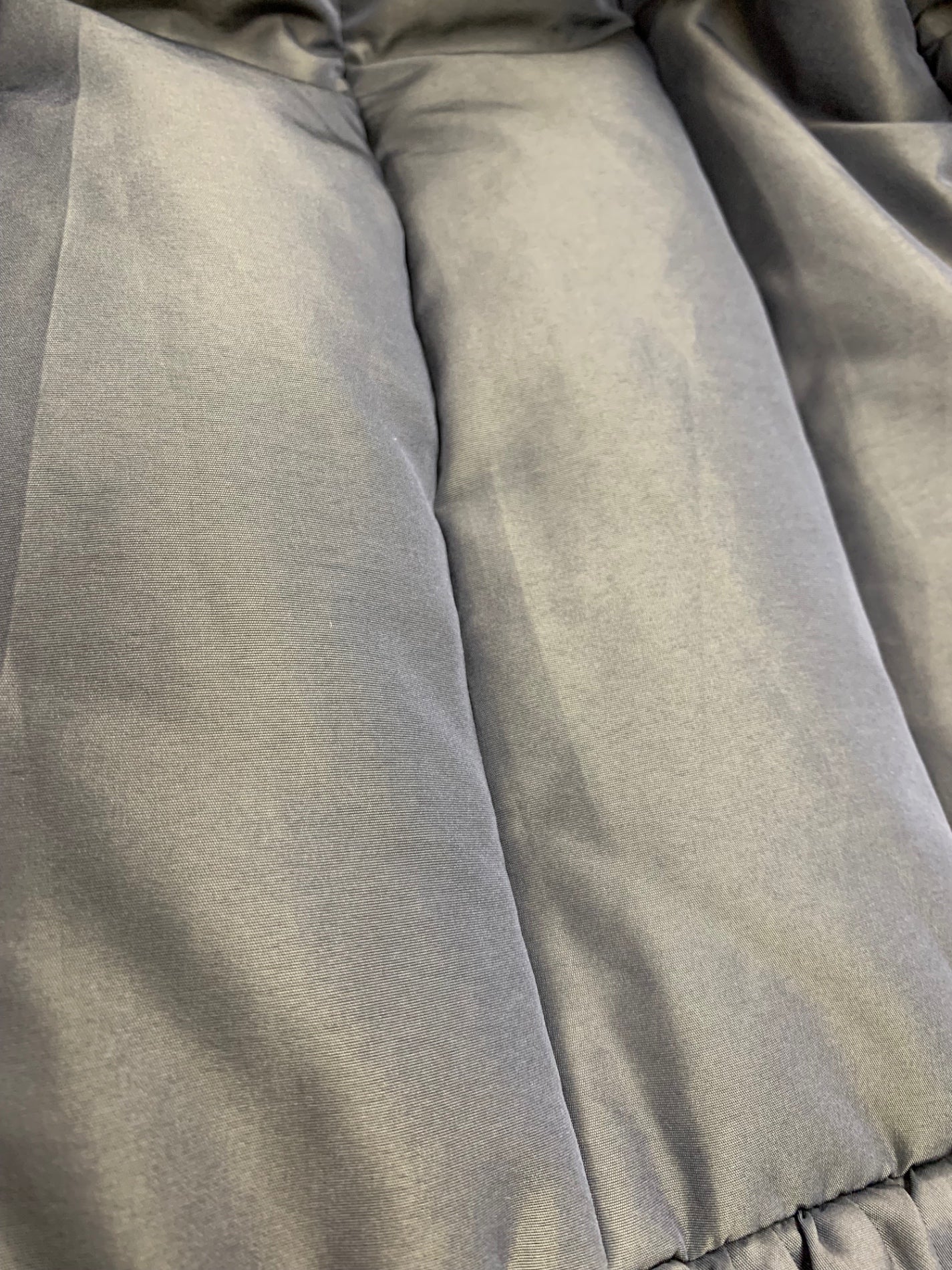 エムプルミエブラック D208-006 ダウンコート 34 チャコール ショールカラー IT0M6CGXZFY0