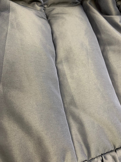 エムプルミエブラック D208-006 ダウンコート 34 チャコール ショールカラー IT0M6CGXZFY0