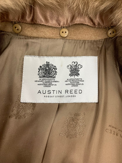 オースチンリード 1565-21518 コート 38 ベージュ アルパカ フォックスファー ITZWGEMSJFHC