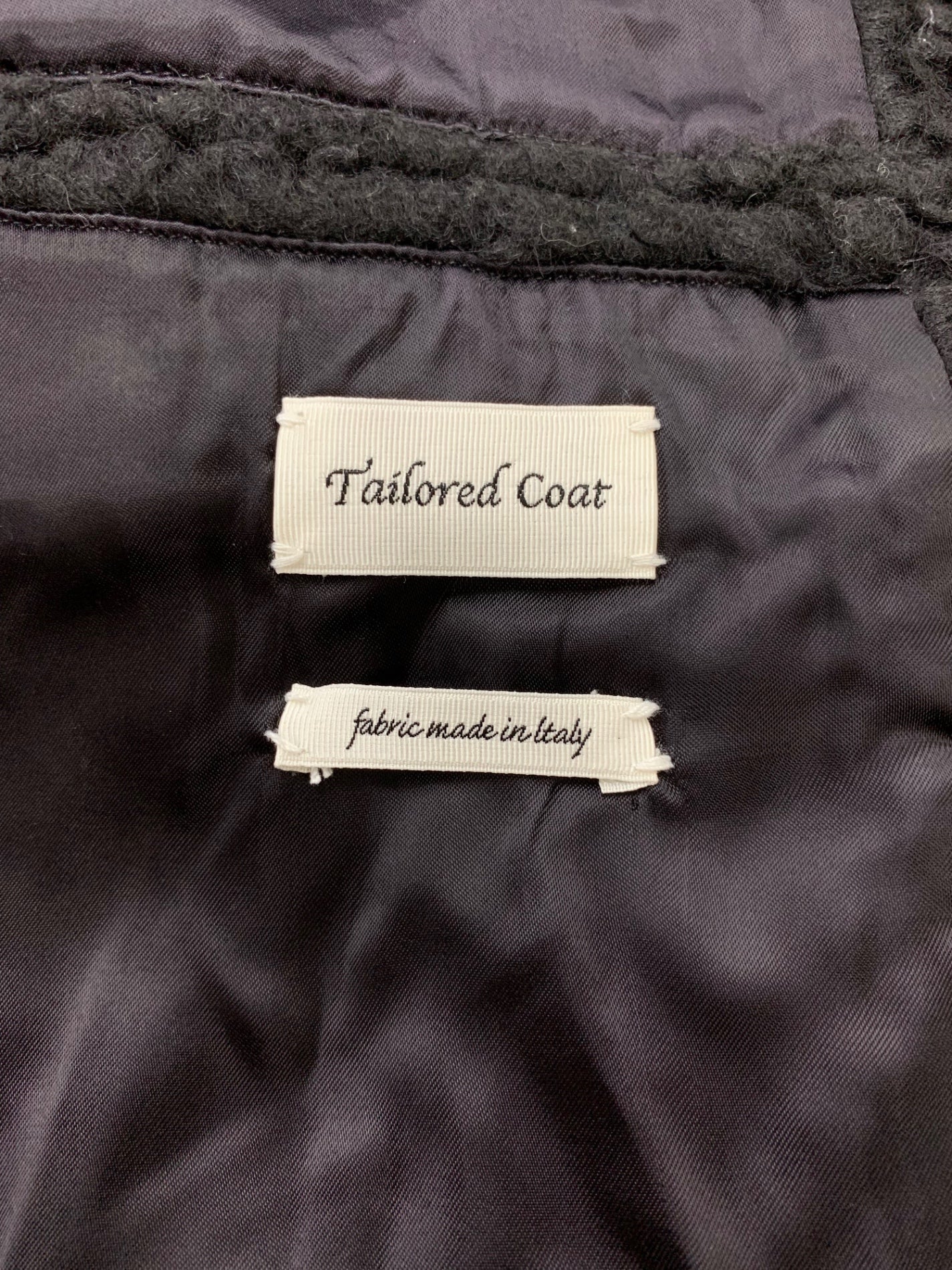 クチュールドアダム ×renoma PARIS ボアP-ジャケット 21SS-046 36 ブラック ITMFRPCESYEG