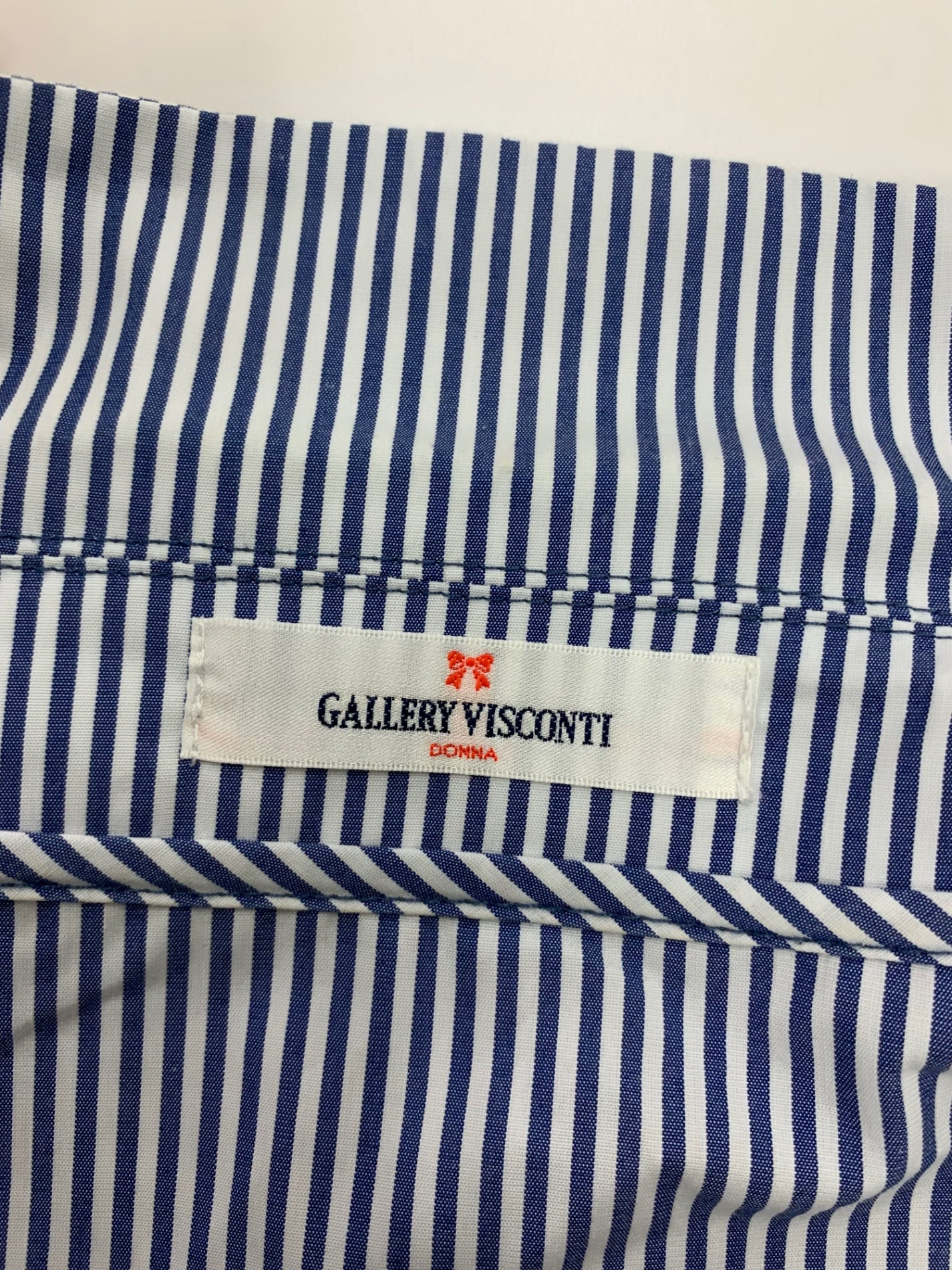 ギャラリービスコンティ 1128064 ワンピース 2 ブルー ストライプ IT4LPU01AAL8 【SALE】