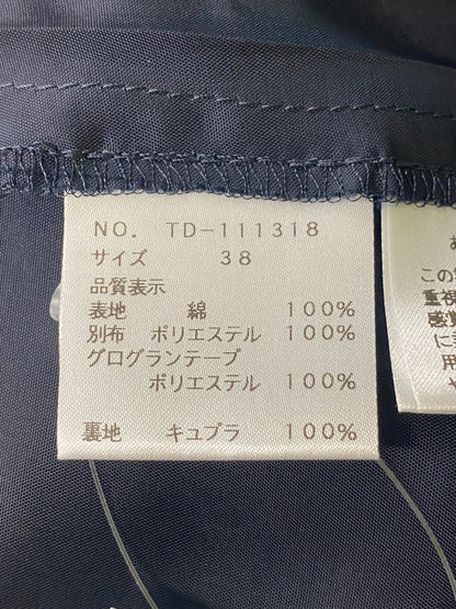 エムズグレイシー 111318 ワンピース 38 ネイビー カットワーク IT8G6QQAXTXU