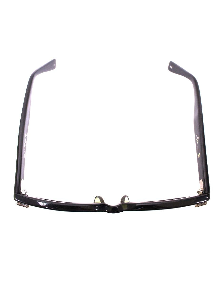 泰八郎謹製 金子眼鏡 Premire 3 メガネ ブラック 手造 セルロイド ウェリントン ITA2QREXFM0S