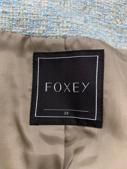 フォクシーブティック 29843 ジャケット 38 ブルー パレロワイヤル IT9AQOZ3FSDW