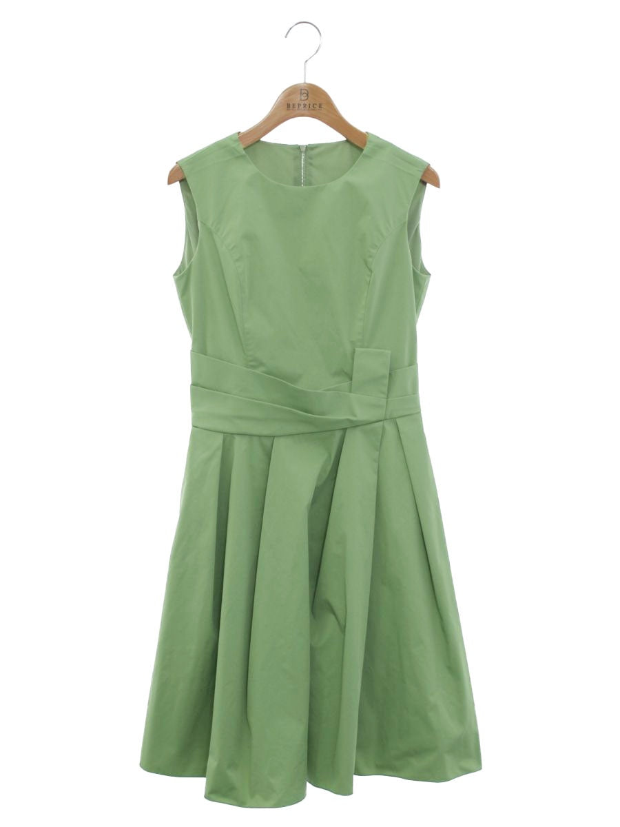 フォクシーニューヨーク グログランブーケ 29482 ワンピース 38 グリーン ITRCW2XB27NK