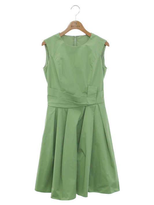 フォクシーニューヨーク グログランブーケ 29482 ワンピース 38 グリーン ITRCW2XB27NK