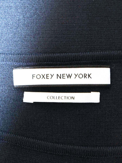 フォクシーニューヨーク collection Knit Top スリーブレス 40598 ニット セーター 40 ネイビー ITNGOL4JX5TS