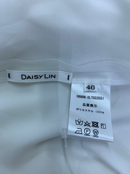 デイジーリン Audrey Ribbon 06808 ブラウス 40 ホワイト リボン ITDDXG8D7OAS