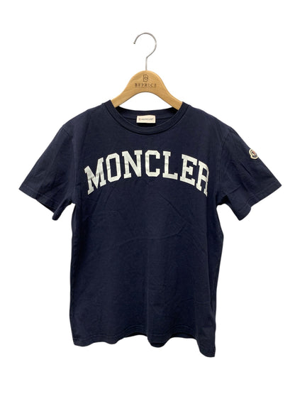 モンクレール I29548C00002 83907 Tシャツ 14A ネイビー ロゴプリント IT0R7GAMQAVJ
