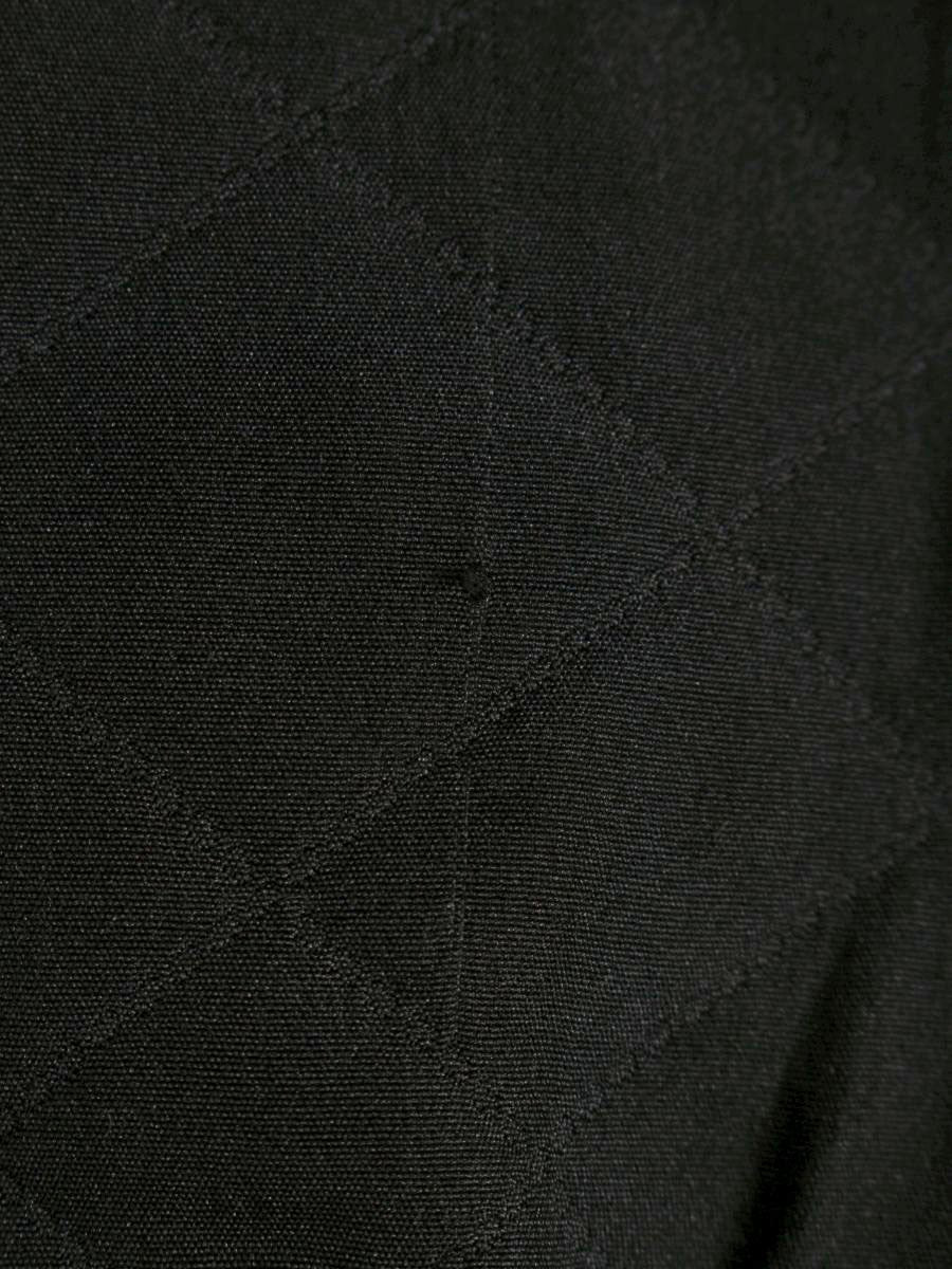 エムズグレイシー 017517 スカート 38 ブラック キルティング 花ボタン IT89NL6OMCHL